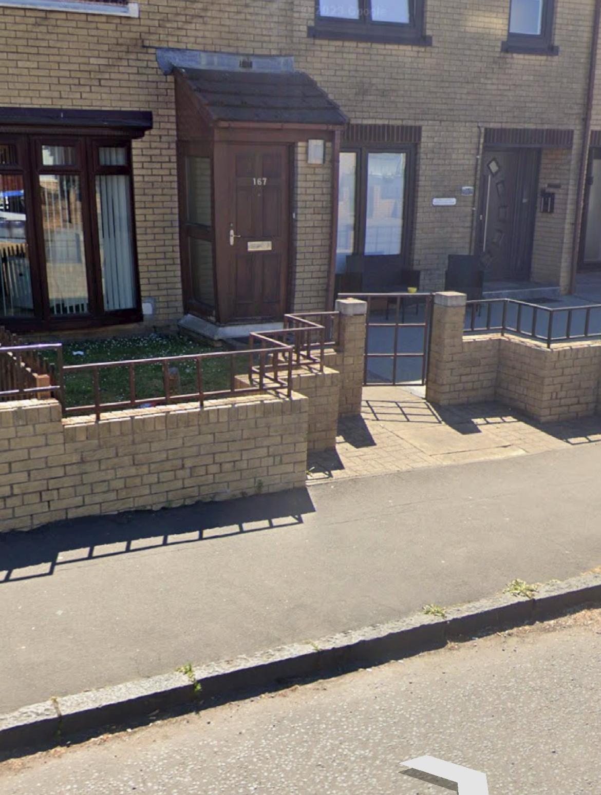 f6013c83-4c24-4db6-9b7a-69715f7e9e72 Before image of a house in Glasgow before laying resin bound surfacing